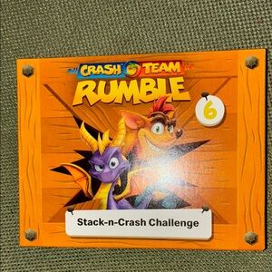 McDonald's Crash Team Rumble puzzle - Orange and Purple